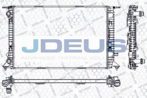 Jdeus RA0010430 - Radiator, mühərrikin soyudulması furqanavto.az
