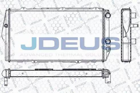 Jdeus RA0010040 - Radiator, mühərrikin soyudulması furqanavto.az