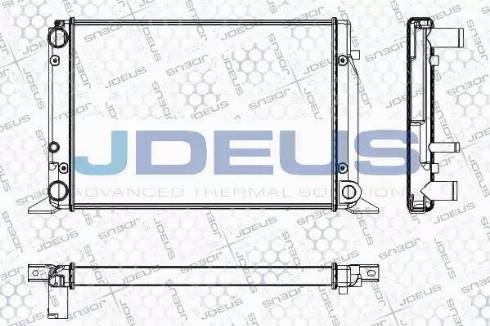 Jdeus RA0010061 - Radiator, mühərrikin soyudulması furqanavto.az