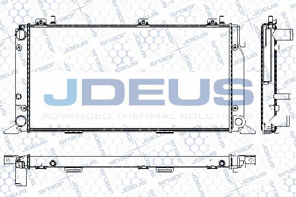 Jdeus RA0010021 - Radiator, mühərrikin soyudulması furqanavto.az