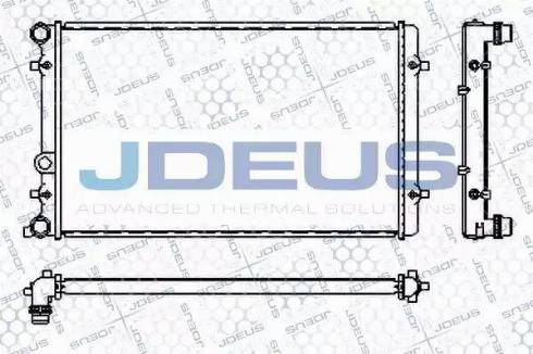 Jdeus RA0010190 - Radiator, mühərrikin soyudulması furqanavto.az