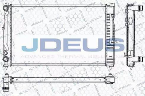 Jdeus RA0010160 - Radiator, mühərrikin soyudulması furqanavto.az