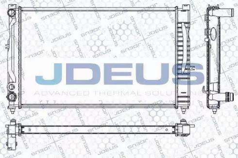 Jdeus RA0010180 - Radiator, mühərrikin soyudulması furqanavto.az