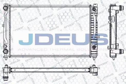 Jdeus RA0010170 - Radiator, mühərrikin soyudulması furqanavto.az