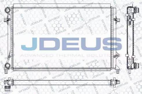 Jdeus RA0010311 - Radiator, mühərrikin soyudulması furqanavto.az