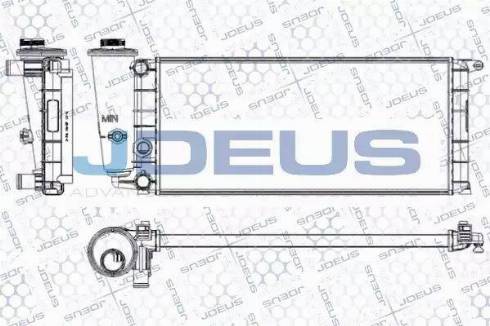 Jdeus RA0030010 - Radiator, mühərrikin soyudulması furqanavto.az