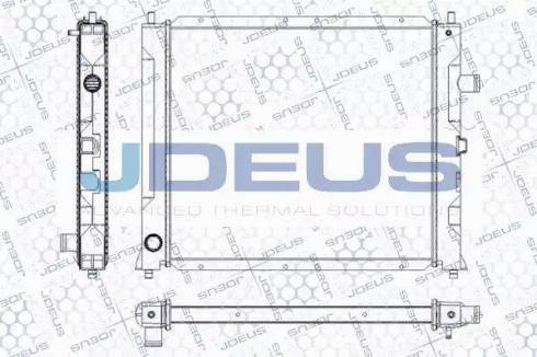 Jdeus RA0020361 - Radiator, mühərrikin soyudulması furqanavto.az