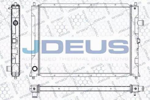 Jdeus RA0020371 - Radiator, mühərrikin soyudulması furqanavto.az