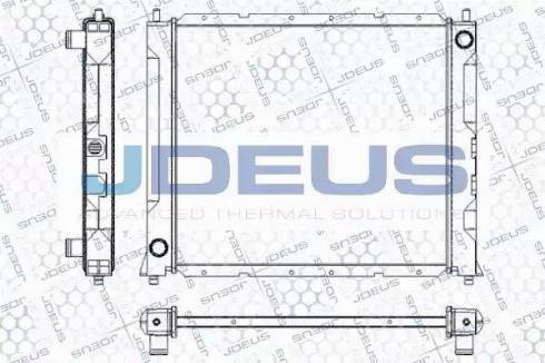 Jdeus RA0020261 - Radiator, mühərrikin soyudulması furqanavto.az