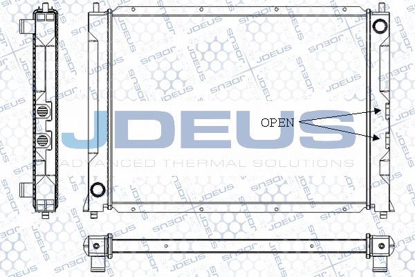 Jdeus RA0020281 - Radiator, mühərrikin soyudulması furqanavto.az