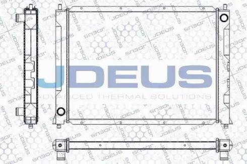 Jdeus RA0020271 - Radiator, mühərrikin soyudulması furqanavto.az