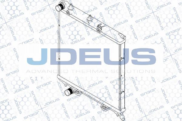 Jdeus RA0070091 - Radiator, mühərrikin soyudulması furqanavto.az