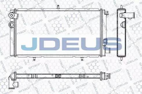 Jdeus RA0070011 - Radiator, mühərrikin soyudulması furqanavto.az