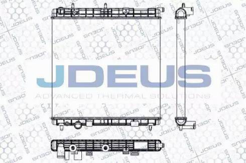 Jdeus RA0070110 - Radiator, mühərrikin soyudulması furqanavto.az