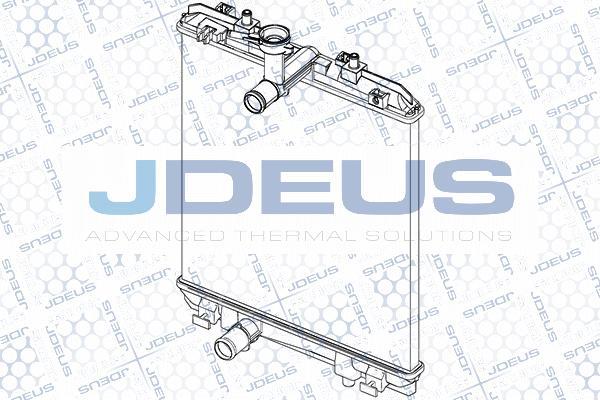 Jdeus RA0070170 - Radiator, mühərrikin soyudulması furqanavto.az