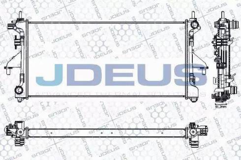 Jdeus RA0070240 - Radiator, mühərrikin soyudulması furqanavto.az