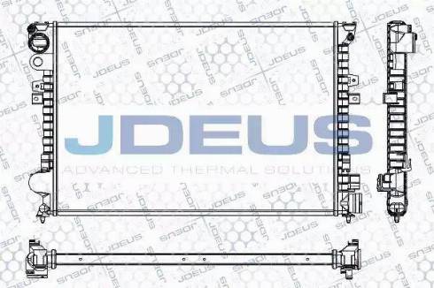 Jdeus RA0070250 - Radiator, mühərrikin soyudulması furqanavto.az