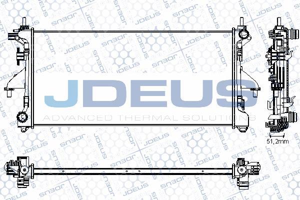 Jdeus RA0070220 - Radiator, mühərrikin soyudulması furqanavto.az