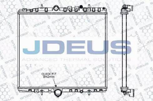 Jdeus RA0070270 - Radiator, mühərrikin soyudulması furqanavto.az