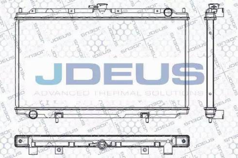 Jdeus RA0190171 - Radiator, mühərrikin soyudulması furqanavto.az