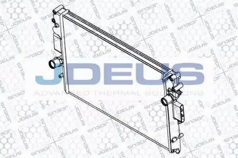 Jdeus RA0140061 - Radiator, mühərrikin soyudulması furqanavto.az