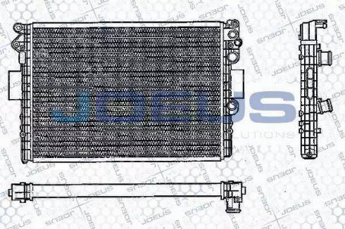 Jdeus RA0140020 - Radiator, mühərrikin soyudulması furqanavto.az