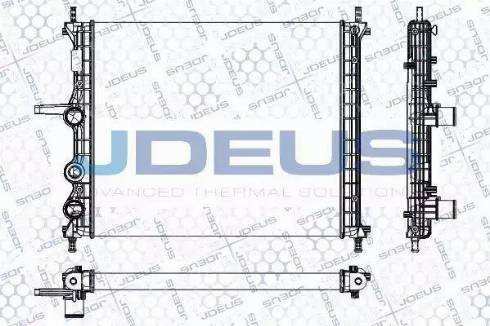 Jdeus RA0110960 - Radiator, mühərrikin soyudulması furqanavto.az