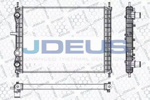 Jdeus RA0110480 - Radiator, mühərrikin soyudulması furqanavto.az