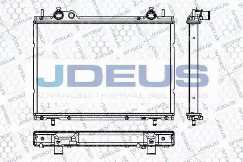 Jdeus RA0110510 - Radiator, mühərrikin soyudulması furqanavto.az