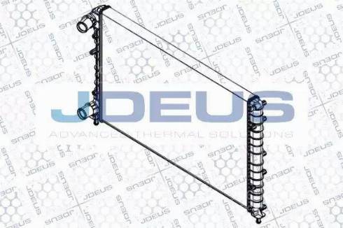 Jdeus RA0110800 - Radiator, mühərrikin soyudulması furqanavto.az