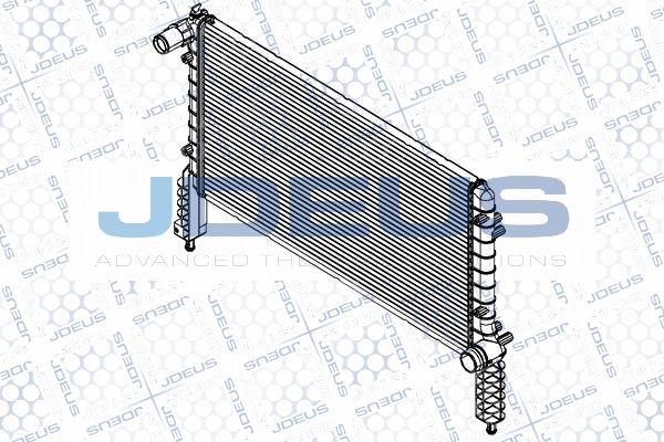 Jdeus RA0110830 - Radiator, mühərrikin soyudulması furqanavto.az