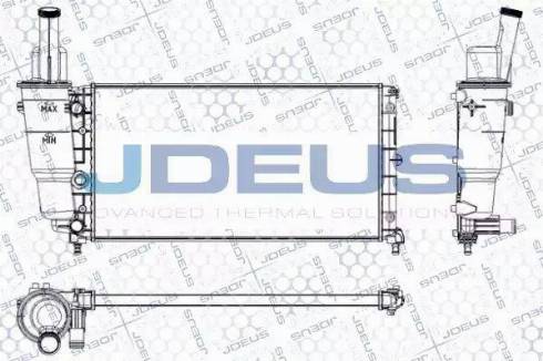 Jdeus RA0110310 - Radiator, mühərrikin soyudulması furqanavto.az