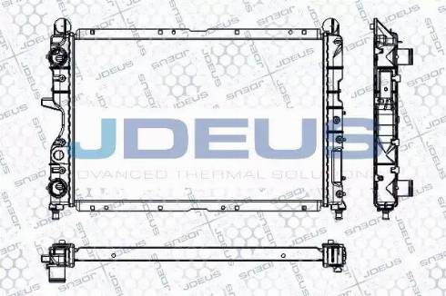 Jdeus RA0110240 - Radiator, mühərrikin soyudulması furqanavto.az