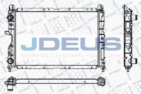 Jdeus RA0110250 - Radiator, mühərrikin soyudulması furqanavto.az