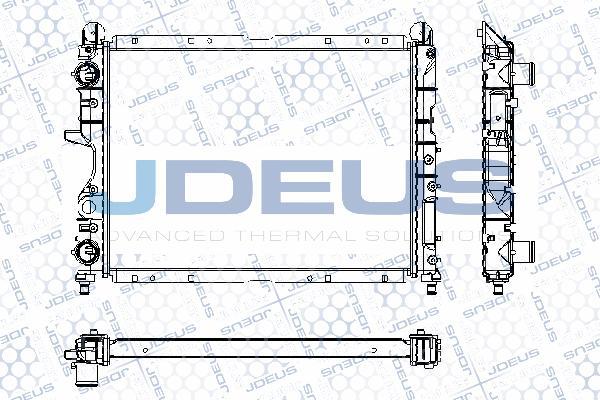 Jdeus RA0110230 - Radiator, mühərrikin soyudulması furqanavto.az