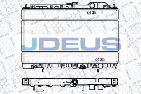 Jdeus RA0180150 - Radiator, mühərrikin soyudulması furqanavto.az