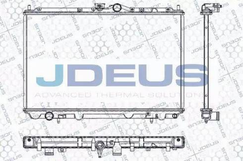 Jdeus RA0180181 - Radiator, mühərrikin soyudulması furqanavto.az