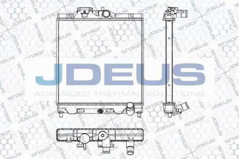 Jdeus RA0130040 - Radiator, mühərrikin soyudulması furqanavto.az