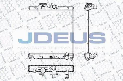 Jdeus RA0130050 - Radiator, mühərrikin soyudulması furqanavto.az