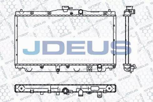 Jdeus RA0130020 - Radiator, mühərrikin soyudulması furqanavto.az