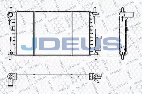 Jdeus RA0120940 - Radiator, mühərrikin soyudulması furqanavto.az