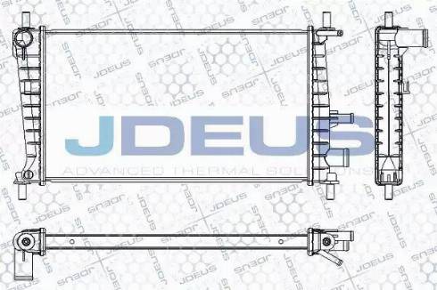 Jdeus RA0120941 - Radiator, mühərrikin soyudulması furqanavto.az