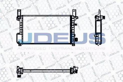 Jdeus RA0120950 - Radiator, mühərrikin soyudulması furqanavto.az
