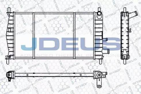 Jdeus RA0120960 - Radiator, mühərrikin soyudulması furqanavto.az