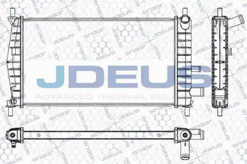 Jdeus RA0120961 - Radiator, mühərrikin soyudulması furqanavto.az