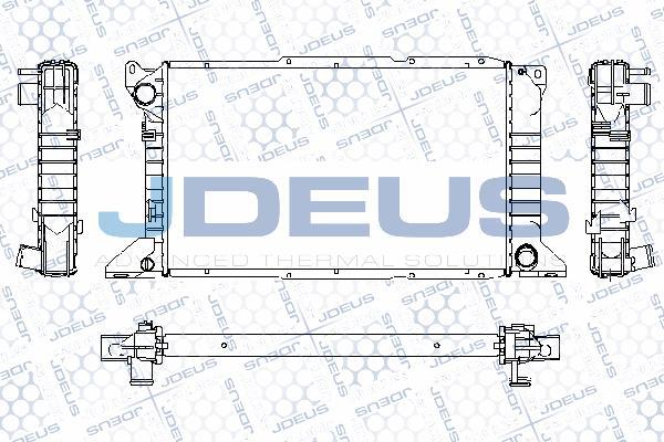 Jdeus RA0120980 - Radiator, mühərrikin soyudulması furqanavto.az