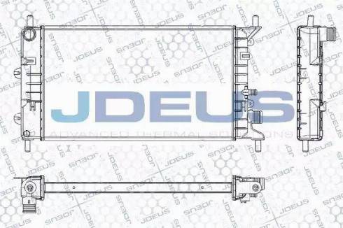 Jdeus RA0120550 - Radiator, mühərrikin soyudulması furqanavto.az