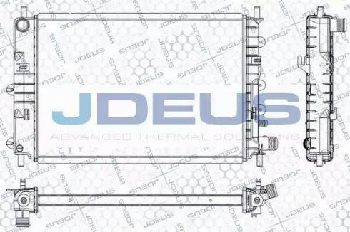 Jdeus RA0120560 - Radiator, mühərrikin soyudulması furqanavto.az