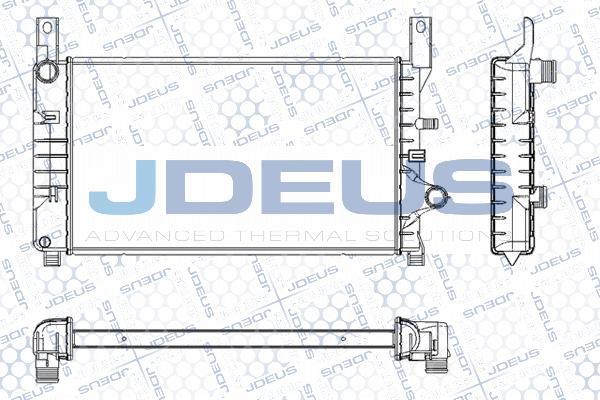 Jdeus RA0120520 - Radiator, mühərrikin soyudulması furqanavto.az