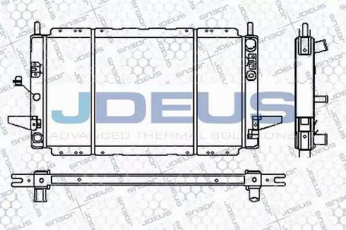 Jdeus RA0120600 - Radiator, mühərrikin soyudulması furqanavto.az